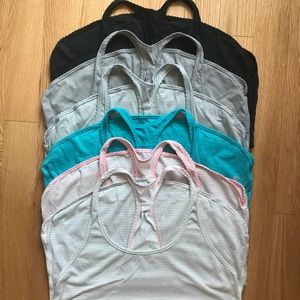 Bundle of 6 lululemon tanks